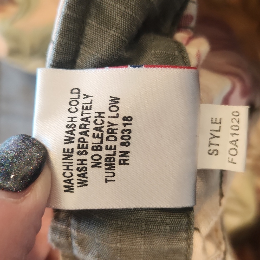 Lucky Brand Floral Women's Bermudas -peachish-pink Multicolor Size 27! - Picture 4 of 11